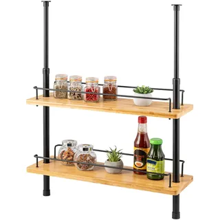 bremermann Teleskop-Regal 55 x 80 x 18,5 cm Schwarz