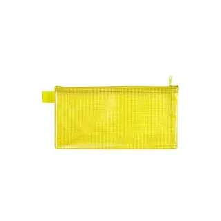 VELOFLEX Reißverschlussbeutel DIN lang gelb 0,26 mm, 1 St.