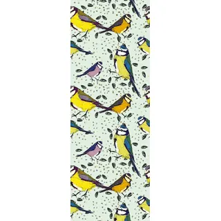 Queence Vinyltapete "Nathan", Farbverlauf abstrakt bedruckt gemustert glatt 90x250cm, selbstklebend, kinderleichte Anbringung,, Sticker,