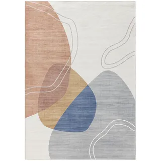 benuta Pop Teppich Laury Multicolor 200x300 cm , Textil , Abstrakt , Rechteckig , 200x300 cm , wasserabweisend , Teppiche und Böden, Teppiche