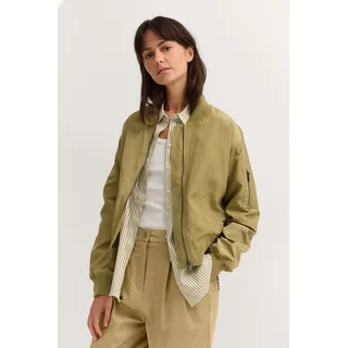 Bugatti Damen, Blouson Jacke, leicht glänzend, loose fit, Beige