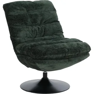 MCW Loungesessel Q29 Drehbar Stoff Chenille 470g/m2 Öko-Tex Stahl Grün
