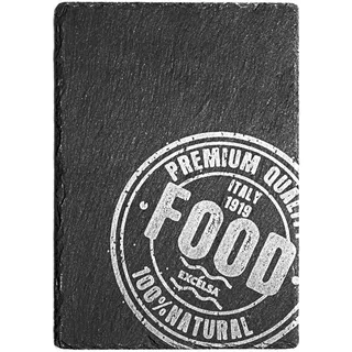 Excelsa Premium Quality Teller, Schiefer, Grau