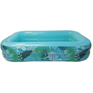 Swim Essentials Rechteckiger Swimming Pool 200 cm Tropical Planschbecken Kids