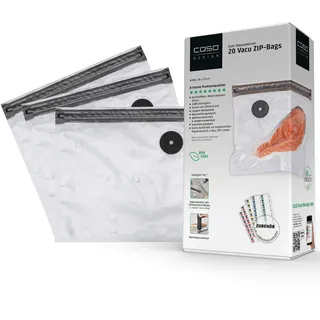 CASO Design Caso Vakuumierbeutel, Lebensmittelverpackung, transparent