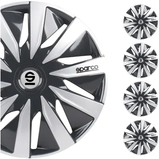 Sparco Satz Sparco Radzierblenden Lazio 15-Zoll Grau/Silber