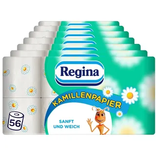 Regina Kamillenpapier 3-lagig Toilettenpapier 56 Rollen