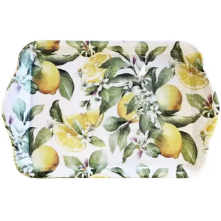 Ambiente Tablett Tray 13x21 cm Zitronen Limoni Landhaus