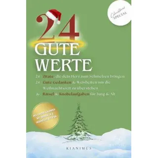 Adventskalender 24 Gute Werte mit Sprüchen und Weisheiten ohne Plastik oder Schokolade