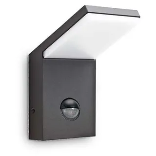 Ideal Lux Außenleuchte Aluminium 17,0 cm inkl. Bewegungsmelder anthrazit
