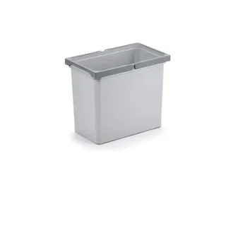 Ersatzeimer, hellgrau, 22 Liter