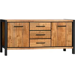 omg design Sideboard Ocean 180 x 80 x 48 cm Gelb / Mango