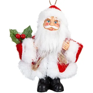 Weihnachten Stehend / Wandbehang Mini Weihnachtsmann Dekoration - Rot/Weiß