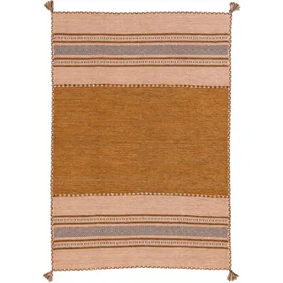 Pergamon Natur Teppich Kelim Navarro , Textil , Rechteckig , 200x300 cm , Teppiche und Böden, Teppiche, Webteppiche