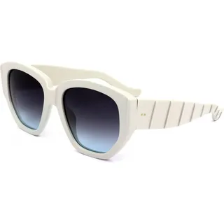 Saturnino Eyewear FRET Cool gray polished 54/19/145 Damen Sonnenbrillen - Weiß
