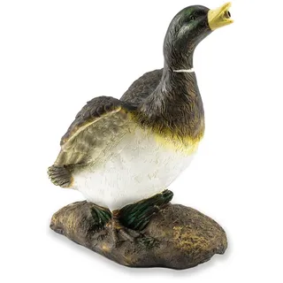 esotec Wasserspeier Ente Lucky Duck 100739  Braun/Weiß