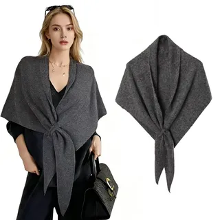 OPVYAEU Damen Poncho Kaschmir Schal, Elegant Pashmina Poncho Damen Cashmere Schal Weich Warm Cape Herbst Winter Mode Kleidung Damen Schal