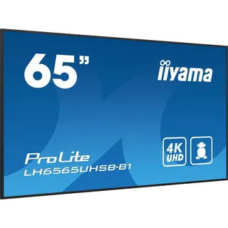 iiyama ProLite 165 cm 65" Diagonalklasse 163,9 64.5" sichtbar LCD-Display mit LED-Hintergrundbeleuchtung Digital Signage Android 4K UHD 2160p 3840 x 2160 Schwarz