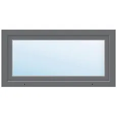 Kunststofffenster ARON Basic weiß/anthrazit 1050x750 mm DIN Rechts