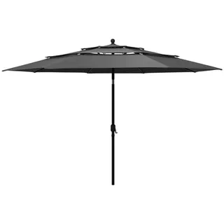 vidaXL Sonnenschirm 350 cm Anthrazit