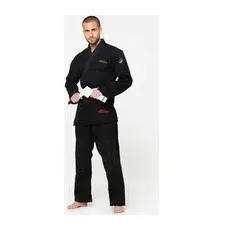 Kimono Brasilianisches Jiu-jitsu 450 g/m2 - Schwarz, A1 165-175cm