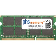 PHS-memory 8GB RAM Speicher für Asus R515MA-SX568B (R515MA-BING-SX568B) DDR3 SO DIMM 1600MHz (Asus R515MA-SX568B (R515MA-BING-SX568B), 1 x 8GB), RAM Modellspezifisch