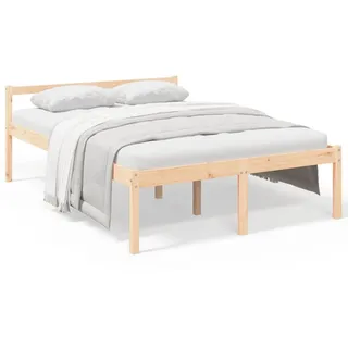 vidaXL Seniorenbett 140x200 cm Massivholz Kiefer