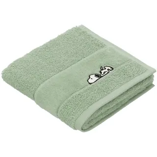 VOSSEN SLEEPY SNOOPY Gästehandtuch 30 x 50 cm eucalyptus