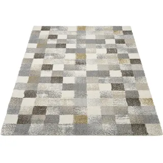 OCI DIE TEPPICHMARKE Teppich »NEW VILLA SQUARES« (200x200 cm) grau#creme