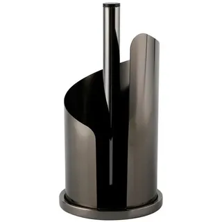 Echtwerk Küchenrollenhalter, , Schwarz , Metall , 15.5x33 cm , rutschfest , Küchenzubehör, Küchenhelfer, Küchenrollenhalter