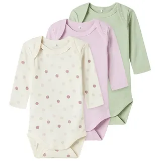 NAME IT baby Nbfbody 3P Ls Jet Stream Dot Noos