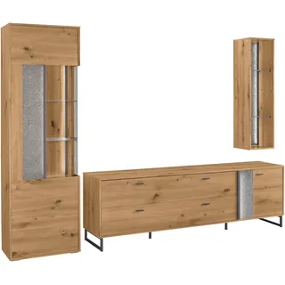 Set One by Musterring TV-Wand »Deltona« 3 Stk. tlg., braun