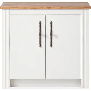 KOCHSTATION Unterschrank »KS-Westminster« im romantischen Landhausstil, Breite 100 cm, exclusiv by Otto, weiß