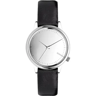 Komono Damen Uhr Armbanduhr Damenuhr, Analog, Größe:Einheitsgröße, Farbe:Schwarz-schwarz,silber - Schwarz, Silber