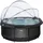 Black Leather Pools 360 x 122 cm inkl. Sandfilteranlage, Abdeckplane, Poolleiter, Reparaturset