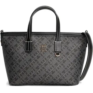 Tommy Hilfiger Tragetasche »TH MONOPLAY LE NANO TOTE«, Damen Umhängetasche, Schultertasche mit TH-Monodrucken