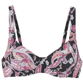 SUNSEEKER Bügel-Bikini-Top »Palina« im Paisley Druck, schwarz