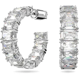 Swarovski Creolen Matrix Weiß 375