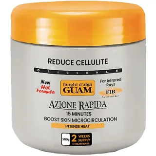 Guam, Algenfango Guam FIR Sofortwirkung 15 min, neue Formel für Hautmikrozirkulation mit den Vorteilen der Fernen Infrarotstrahlen, Warm, Made in Italy, 500 ml Packung