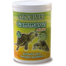 ARQUIVET Gammarus Sticks 1.050 ml - Wasserschildkrötenfutter - Wasserschildkrötenfutter - Schwimmende Vollnahrung - Gute Entwicklung der Schale