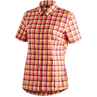 Maier Sports Philina Red Yellow Check L