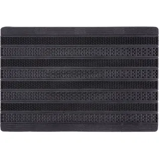 ASTRA Fußmatte »Rubic329« rechteckig 8 mm Höhe Gummi Fussmatte mit Rillen, rutschfest, schwarz