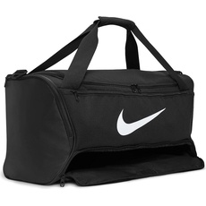 Bild von Nike, Brasilia 9.5, Durchschnittliche Trainingsbeutel, Schwarz/Schwarz/Weiß, 60Lt, Unisex Erwachsener