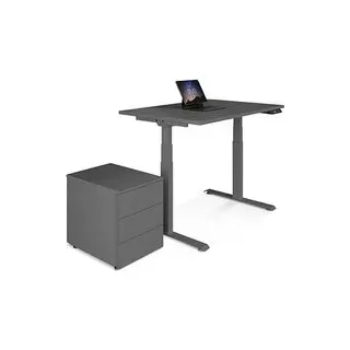 BaseLite Büromöbel-Set grafit