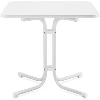 Beautissu Bistrotisch Bistroni WP 80x80xH70cm Weiß