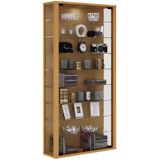 VCM Vitrine Vitrosa Maxi 59 x 113 x 18 cm Braun
