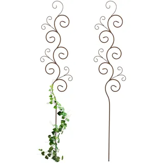 Relaxdays Rankhilfe 160 x 30 cm Braun