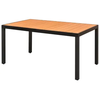 arkem Garten-Esstisch 150 x 90 x 74 cm Braun