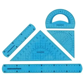 Eberhard Faber Geometrieset »Flexibel« blau