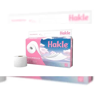 Hakle Toilettenpapier Traumweich 4-lagig 8 Rollen